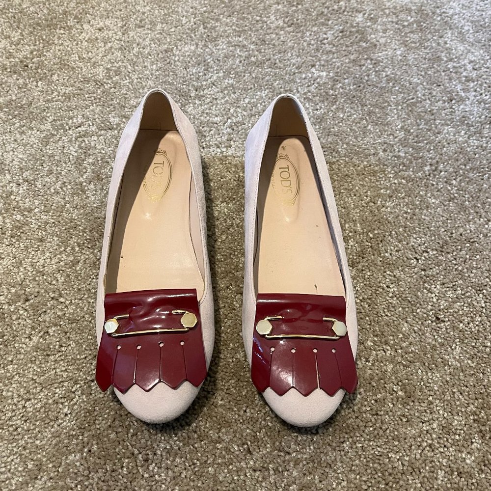 Tod's Leather Ballet Flats Size 8